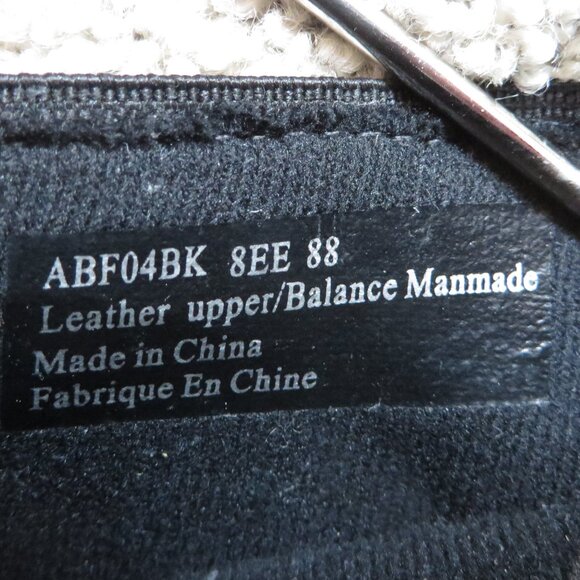 Aravon Womens Andrea-AR Ballet Flat/Shoes Size 8EE Black Leather #ABF04BK - Picture 9 of 10